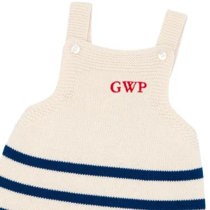 minnow Knits<Baby Breton Stripe Overall Breton Stripe Knit