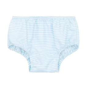 minnow Accessories<Baby Diaper Cover Powder Blue Stripe