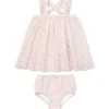 minnow Tops<Baby Flutter Tank Bloomer Set Antique Floral