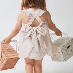 minnow Sets<Baby Flutter Tank Bloomer Set Antique Floral
