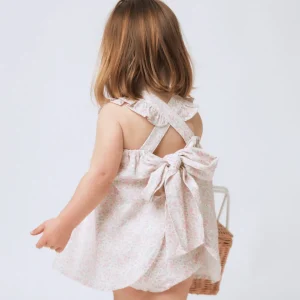 minnow Tops<Baby Flutter Tank Bloomer Set Antique Floral