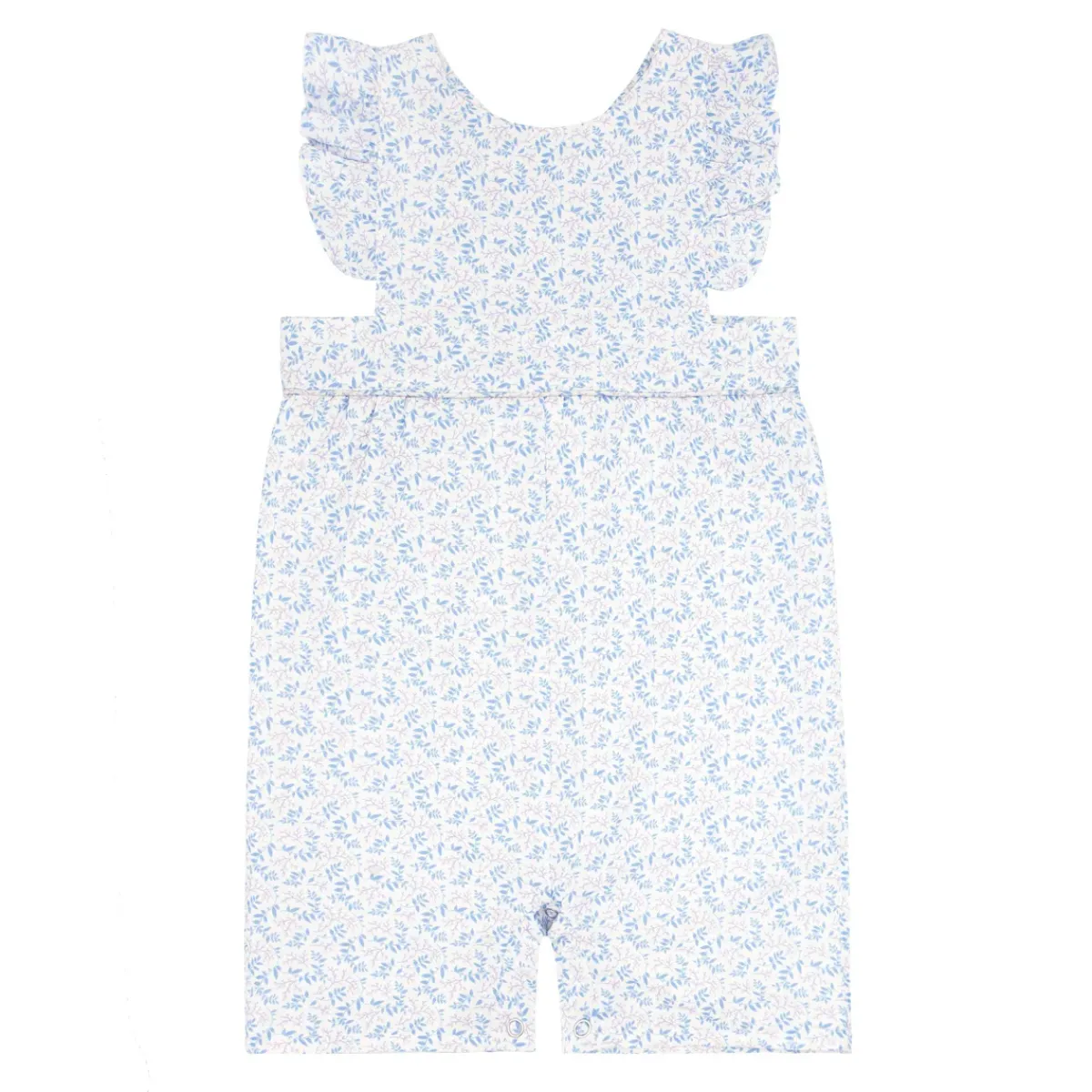 baby_girls_pinafore_rompe_0.webp minnow Rompers<Baby Girls Pinafore Romper Briland Blue Botanic