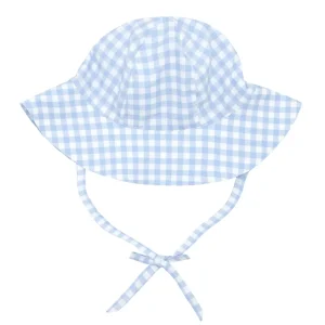minnow Hats<Baby Sun Hat | Swim Oasis Blue Gingham
