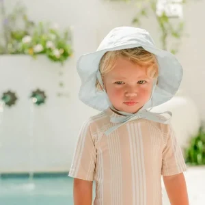 minnow Accessories<Baby Sun Hat | Swim Light Blue