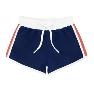 minnow Boardies<Boys And Dusty Red Boardie | Swim Navy
