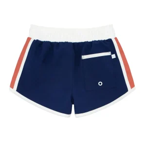 minnow Boardies<Boys And Dusty Red Boardie | Swim Navy