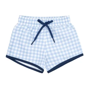 minnow Boardies<Boys Boardie Oasis Blue Gingham
