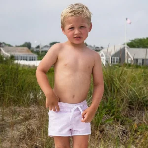 minnow Boardies<Boys Boardie Pink Stripe
