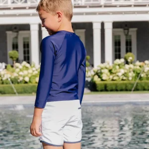 minnow Boardies<Boys Boardie Powder Blue Stripe