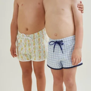 minnow Boardies<Boys Boardie Oasis Blue Gingham