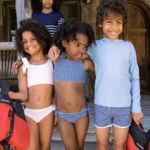 minnow Boardies<Boys Boardie | Swim Navy Gingham