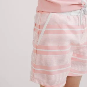minnow Boardies<Boys Boardie With Pockets Sorbet Pink Stripe