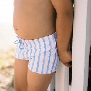 minnow Briefs<Boys Brief Bahamian Blue Stripe