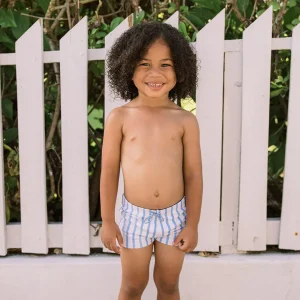 minnow Briefs<Boys Brief Bahamian Blue Stripe