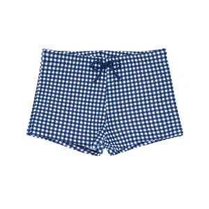 minnow Briefs<Boys Brief | Swim Navy Gingham