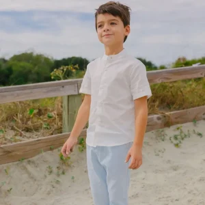 minnow Bottoms<Boys Canvas Pant Light Blue