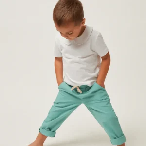 minnow Bottoms<Boys Canvas Pant Sea Blue