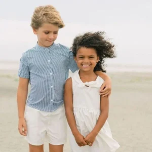 minnow Bottoms<Boys Canvas Short White