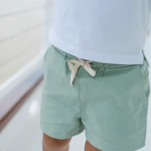 minnow Bottoms<Boys Canvas Short Sea Marsh Green