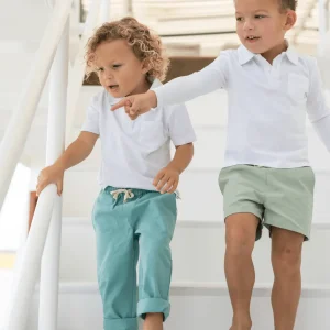 minnow Bottoms<Boys Canvas Short Sea Marsh Green
