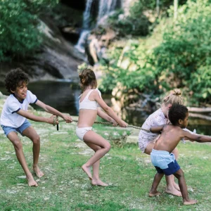minnow Bottoms<Boys Cotton Twill Short | Swim Navy Gingham