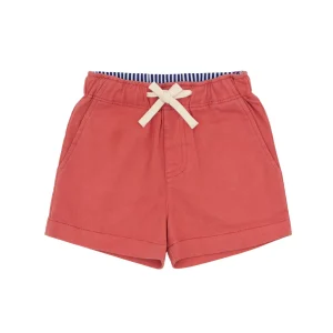 minnow Clothing<Boys Dusty Red Camp Short Dusty Rose