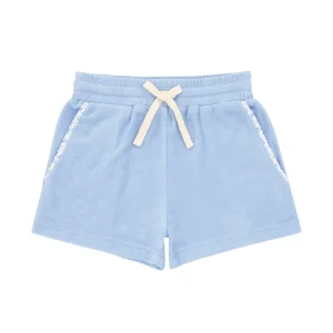 minnow Bottoms<Boys French Terry Short Briland Blue
