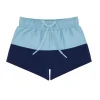minnow Boardies<Boys Freshwater Blue And Navy Colorblock Boardie | Swim Freshwater Blue Navy Colorblock