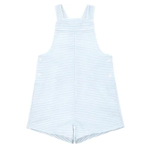 minnow Clothing<Boys Overall Powder Blue Stripe