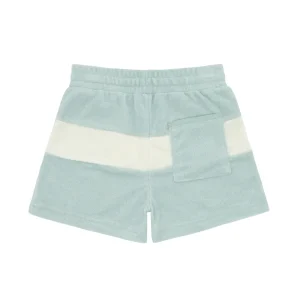 minnow Bottoms<Boys Sage Colorblock Terry Short | Swim Sage And Cream