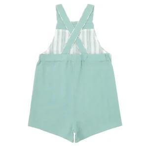minnow Clothing<Boys Short Overall Sea Blue