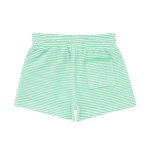 minnow Bottoms<Boys Stripe French Terry Short Abaco Green