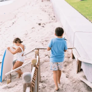 minnow Tops<Boys Terry Polo | Swim Freshwater Blue