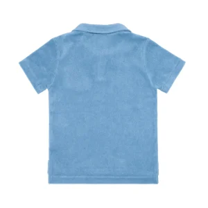 minnow Tops<Boys Terry Polo | Swim Freshwater Blue