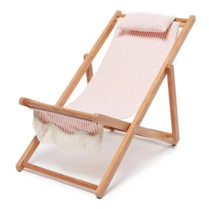 minnow Accessories<Business & Pleasure Sling Chair, Pink Stripe