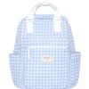 minnow Accessories<Everyday Backpack Oasis Blue Gingham