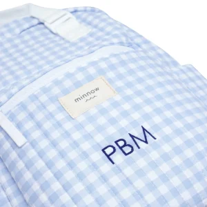 minnow Accessories<Everyday Backpack Oasis Blue Gingham