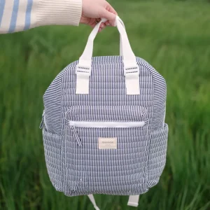 minnow Accessories<Everyday Backpack | Swim Navy Stripe