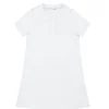 minnow Dresses<Girls A-Line French Terry Dress | Swim White