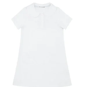 minnow Dresses<Girls A-Line French Terry Dress | Swim White