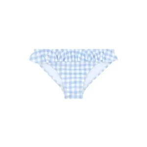 minnow Bikinis<Girls Bikini Bottom Oasis Blue Gingham