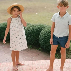 minnow Dresses<Girls Brock Collection X Smocked Dress Classic Fleur