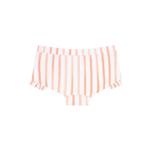 minnow Bikinis<Girls Calypso Coral Stripe Swim Shorts Calypso Coral Botanic