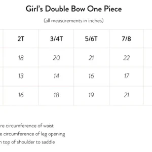 minnow One Pieces<Girls Double Bow One Piece Maritime Plaid
