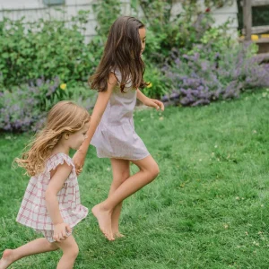 minnow Dresses<Girls Drop Waist Dress Antique Floral