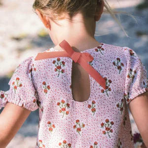 minnow Dresses<Girls Drop Waist Dress | Swim Raspberry Red
