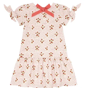 minnow Dresses<Girls Drop Waist Dress | Swim Raspberry Red