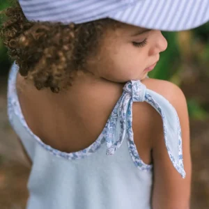 minnow Terry<Girls French Terry Bloomer Set Light Blue