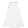 minnow Dresses<Girls French Terry Tennis Dress White