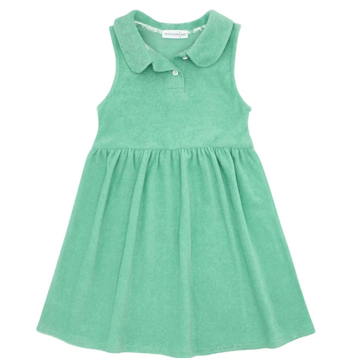 girls_french_terry_tennis_0-7.webp minnow Terry<Girls French Terry Tennis Dress Abaco Green